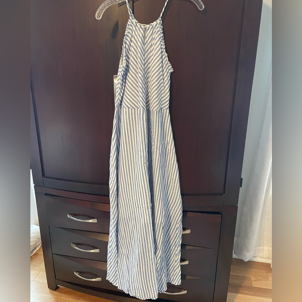 Merona women’s seersucker maxi dress — S